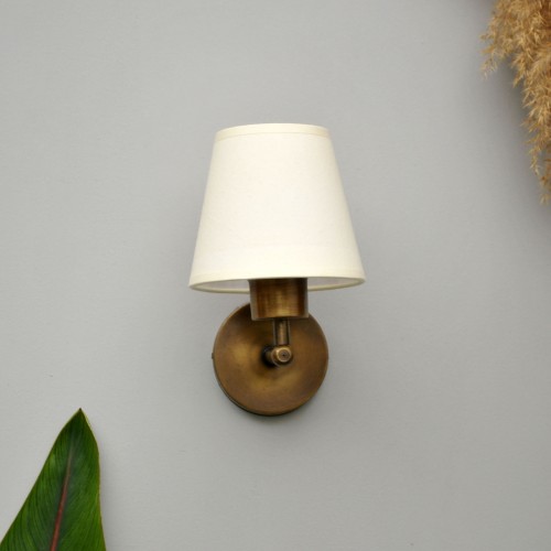 Mini Glow Vintage Gold Duvar Apliği Krem Rengi Başlıklı Farklı Renk Seçenekleri