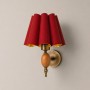 Gatsby Gilded Glamour Vintage Gold Duvar Apliği – Gold İç Yüzeyli Başlık Seçenekleri Gatsby Gilded Glamour duvar apliği – siyah, krem ve bordo başlık seçenekli dekoratif aplik